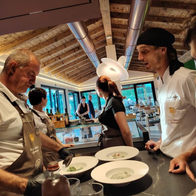 La cucina del ristorante